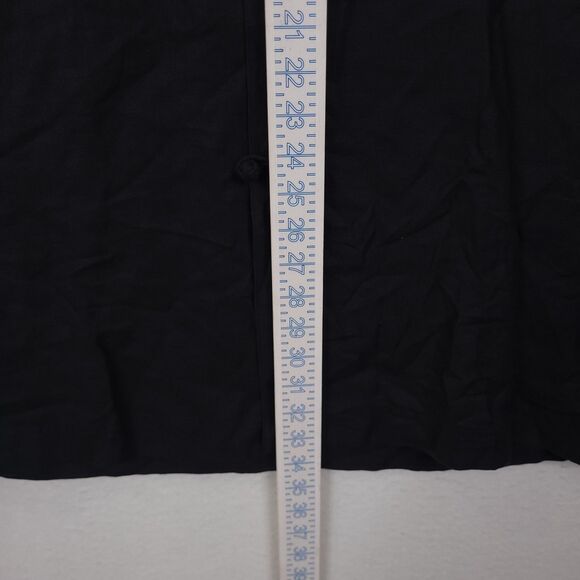 Shanghai Tang Jacket Jacket Mandarin Collar Frog Cotton Size 2XL Minimalist - Picture 6 of 12